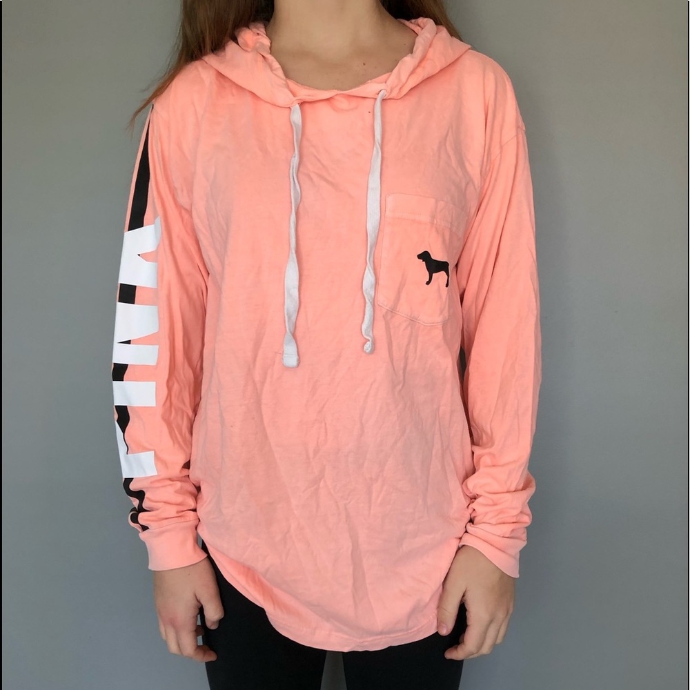 pink long sleeve shirt